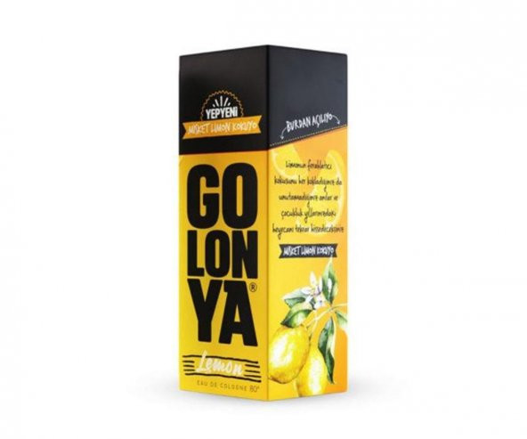Golonya Limon Kolonyası 80 Derece 30 Ml