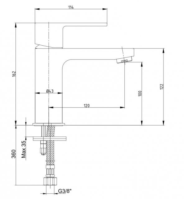 Eca Nita Lavabo Bataryası 20 Yıl Garantili 102188034 - 2