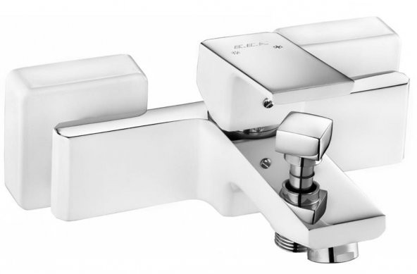 Eca Tiera Banyo Bataryası- Krom Beyaz 104802469 ürün görseli 1