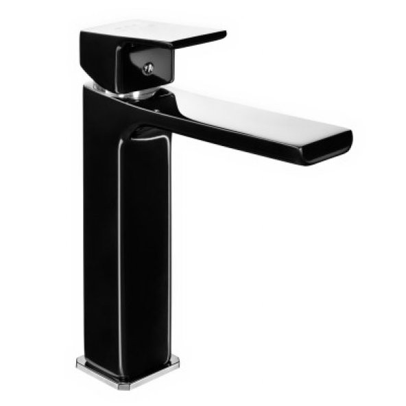 Eca Tiera Orta Boy Lavabo Bataryası- Krom Siyah 103588003 ürün görseli 1