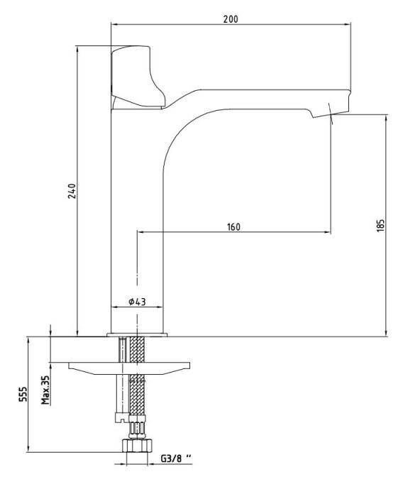 Eca Myra Orta Boy Lavabo Bataryası - Kırmızı 104308983 - 2
