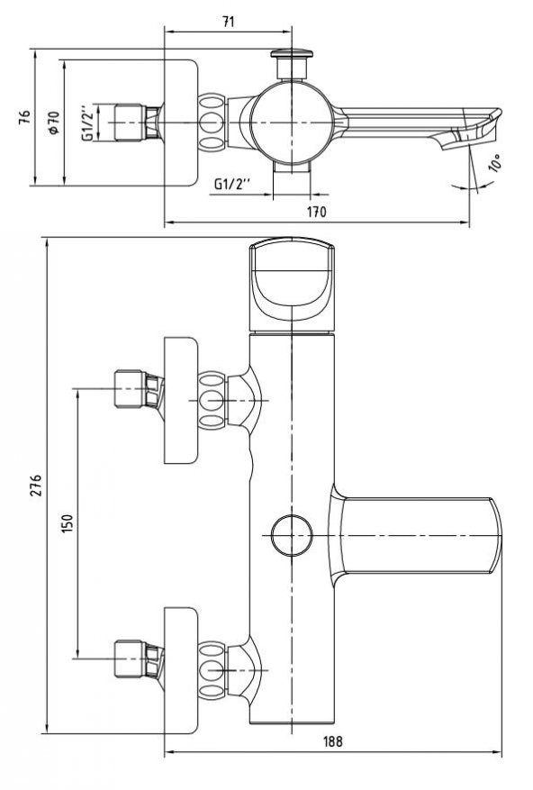 Eca Myra Banyo Bataryası- Bej 104402470 - Resim 2