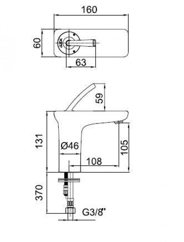 Eca Novita Lavabo Bataryası 102108925H - 2