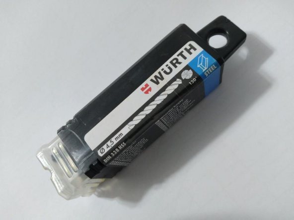 Würth 4,5mm Çelik Matkap Ucu 10 Adet