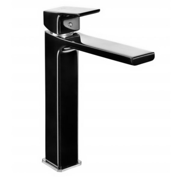 Eca Tiera Yüksek Tip Lavabo Bataryası- Krom Siyah 103588002