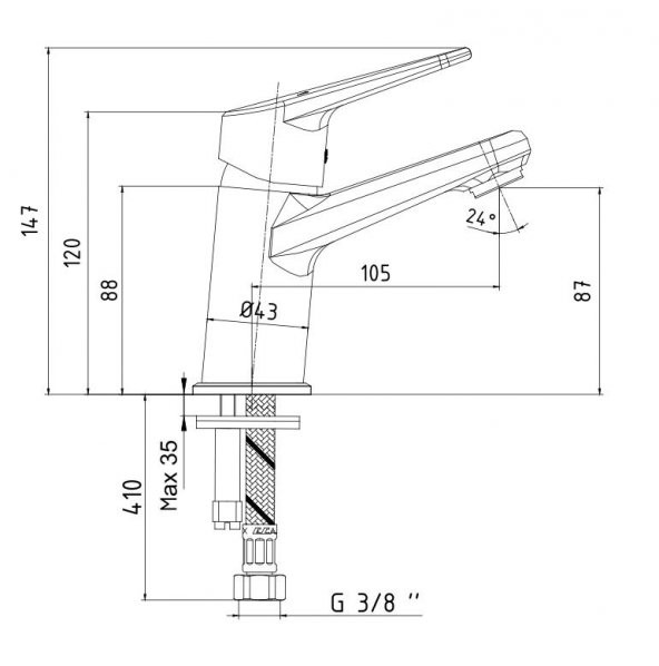 Eca Spylos Lavabo Bataryası 20 Yıl Garanti 102188125 - 2