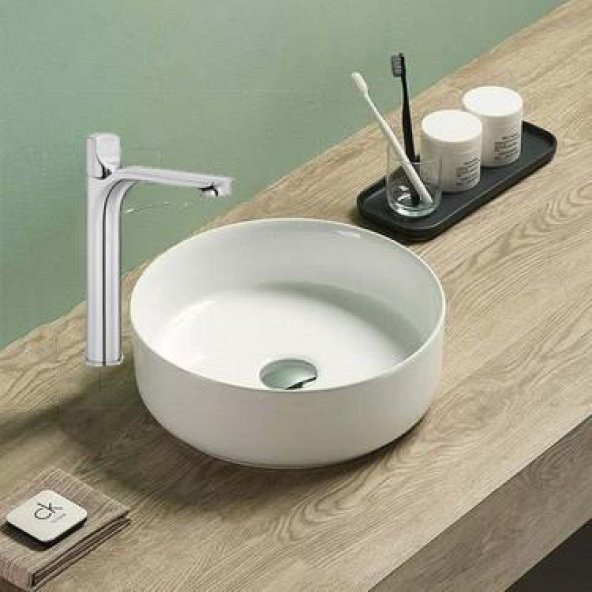 Eca Myra Yüksek Tip Çanak Lavabo Bataryası 102108984H - Resim 2