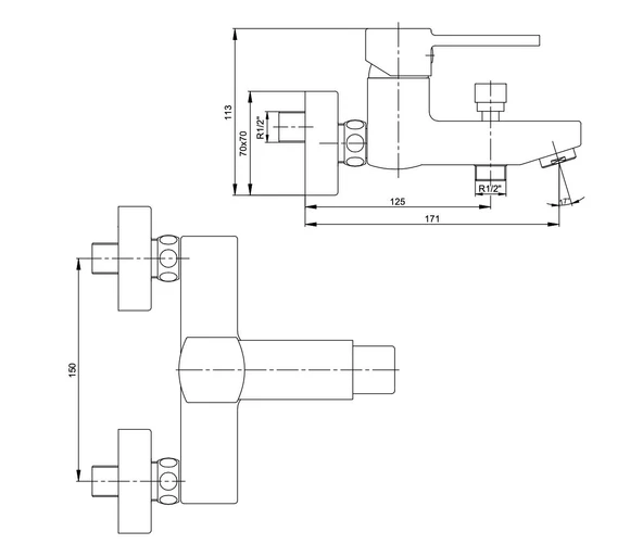Ar Moni Banyo Duş Bataryası 5 Yıl ECA Garantili 102102432 - Resim 2