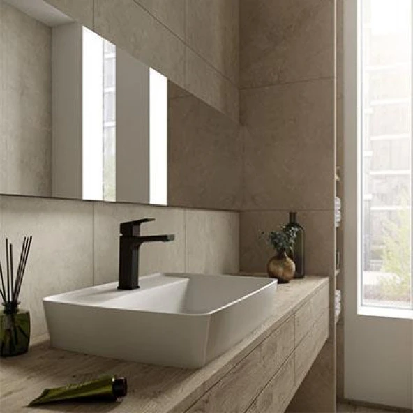 Ar Lunetta Lavabo Bataryası Mat Siyah 103588107 - 3