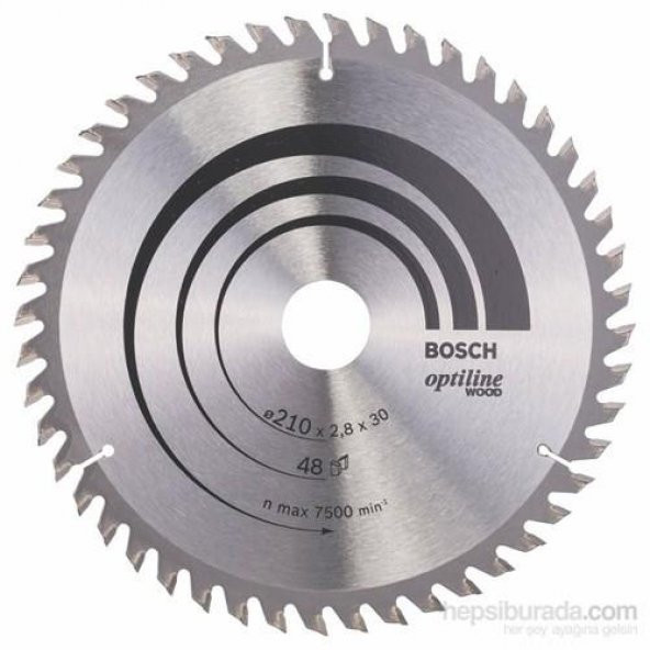 DAİRE TESTERE - OPTİLİNE WOOD 210*30 MM 24 DİŞ