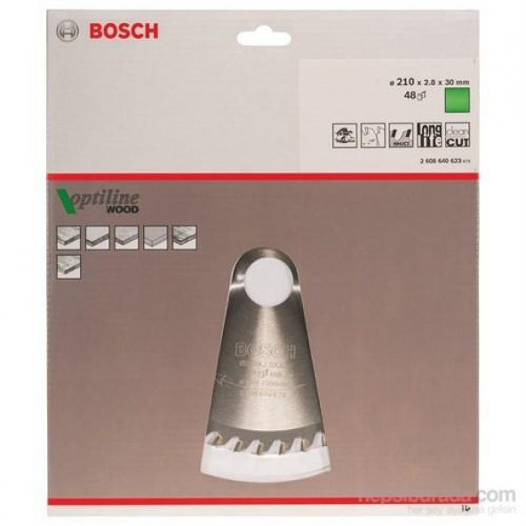 DAİRE TESTERE - OPTİLİNE WOOD 210*30 MM 24 DİŞ - 2