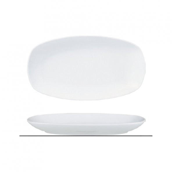 Güral Otel 24 Cm 6 Adet Köşeli Kayık Tabak KO24KY - 2