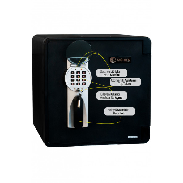 MÜHLEN FIRE SAFE YG 2092 YANGINA VE SUYA KARŞI DAYANIKLI PARA VE DEĞERLİ EŞYA KASASI - 6
