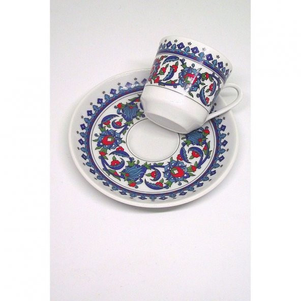 Güral Porselen 6 Kişilik Topkapı Kahve Fincan Takımı GZ12CKT - 4