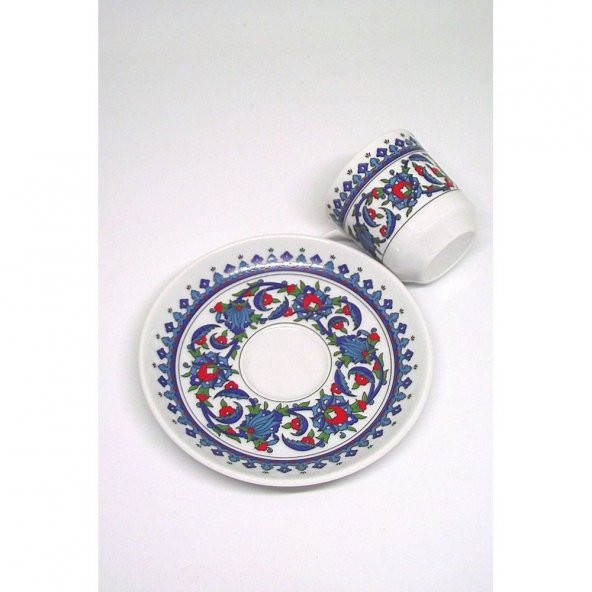 Güral Porselen 6 Kişilik Topkapı Kahve Fincan Takımı GZ12CKT - 6