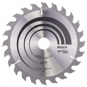Bosch Daire Testere Optiline Wood 210*30mm 24 Diş - 1