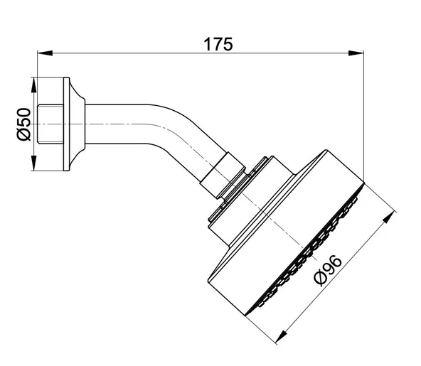 Ar Asya Duş Başlığı Tek Fonksiyonlu 102145044 - 2