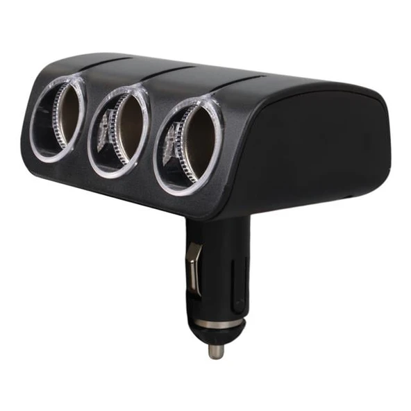 Olesson 1520 12-24V 120W 3'lü Araç Çakmak Çoklayıcı - Resim 3