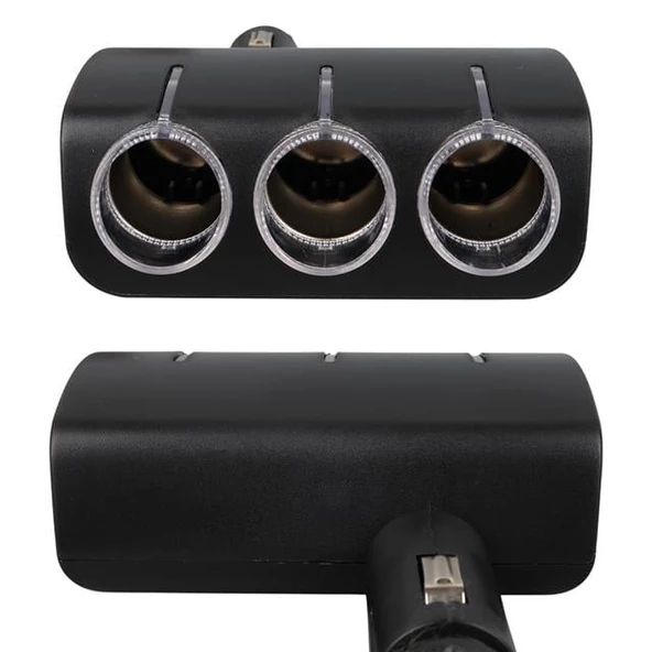 Olesson 1520 12-24V 120W 3'lü Araç Çakmak Çoklayıcı - Resim 4