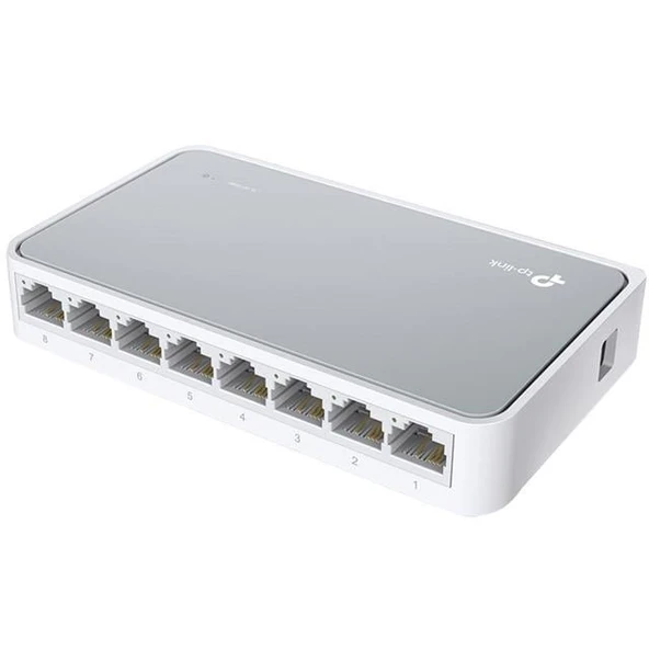 TP-Link TL-SF1008D 8-Portlu 10/100Mbps Masaüstü Switch - Resim 4