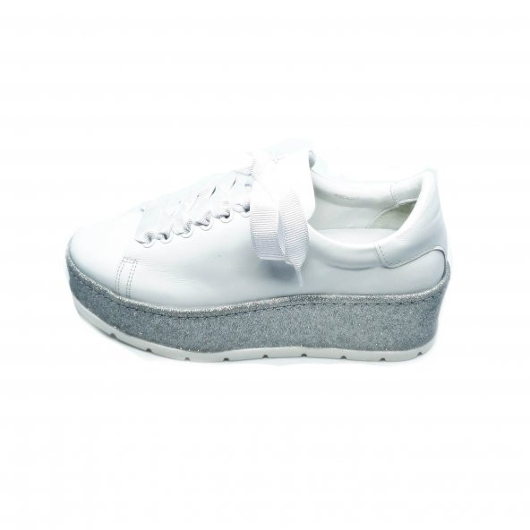Janestt Kadın Hakiki Deri Sneaker Ayakkabı  116-440 BEYAZ - 2