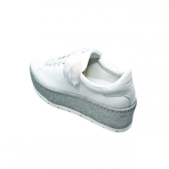 Janestt Kadın Hakiki Deri Sneaker Ayakkabı  116-440 BEYAZ - 3