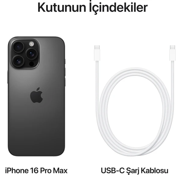 Apple iPhone 16 Pro Max 256GB Siyah (Apple Türkiye Garantili) - 9