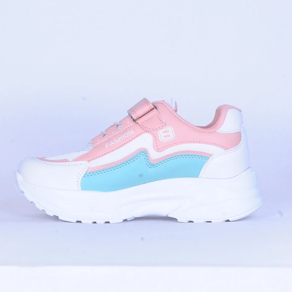 Moda Ayakkabı 5020 Byz-Pudra Kız Çocuk Spor Ayakkabı - 6