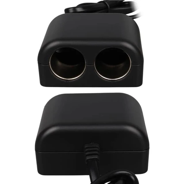 Olesson 1644 12-24V 100W 70cm Kablolu 2'LI Araç Çakmak Çoklayıcı - 4