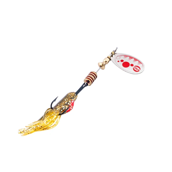 Alabalık Turna Döner Olta Kaşık - Ilba Bubble Yem 390112 - Gümüş/Kırmızı - No:2 ürün görseli 1