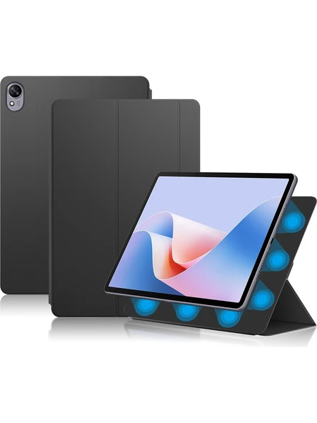 Huawei Matepad 11.5 S Kılıf Üç Katlı Stand Manyetik Tablet Kılıfı - 3