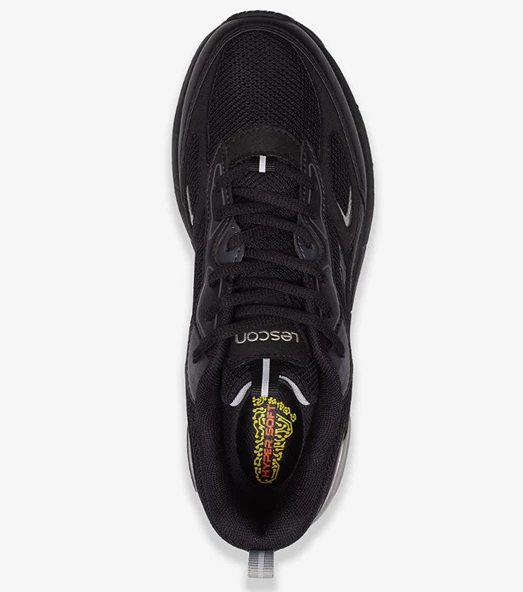 LESCON NEWTON 2 SİYAH KOŞU VE YÜRÜYÜŞ ANATOMİK SPOR AYAKKABISI - Resim 9