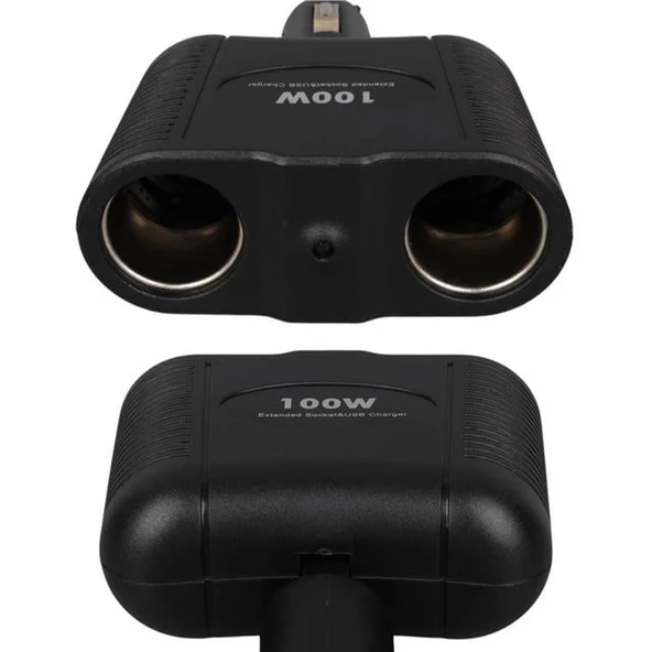 Olesson 1643 12-24V 100W 2'LI Araç Çakmak Çoklayıcı - Resim 4