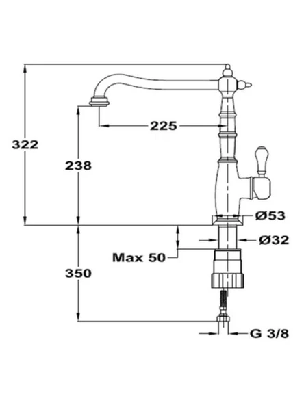 Teka RT 915 Pirinç Retro Mutfak Bataryası - 6