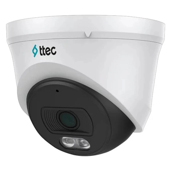 Ttec IPDP-2330M-M-LITE 2MP 2.8mm 30 Metre IR Sensörü Dahili Mikrofonlu H265+ IP67 IP Dome Kamera ürün görseli 1