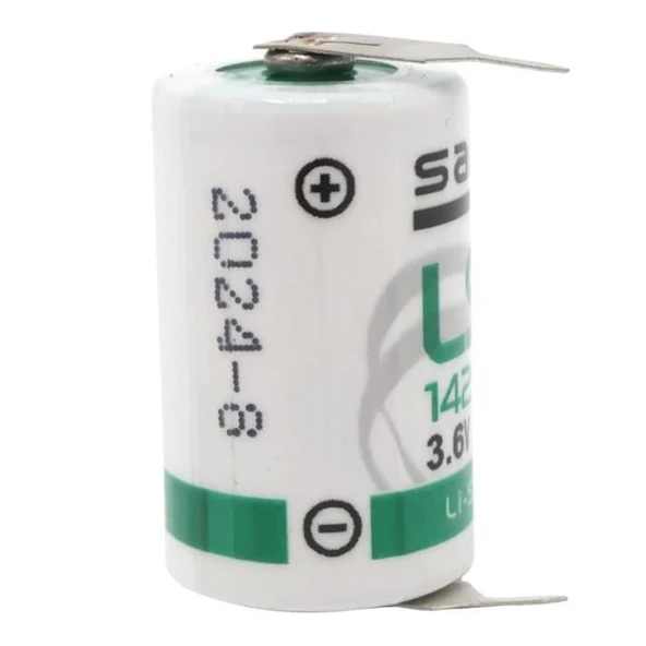 PowerMaster PM-25277 1/2AA LS 3.6 Volt Kısa Boy Puntalı Lityum Pil - 4
