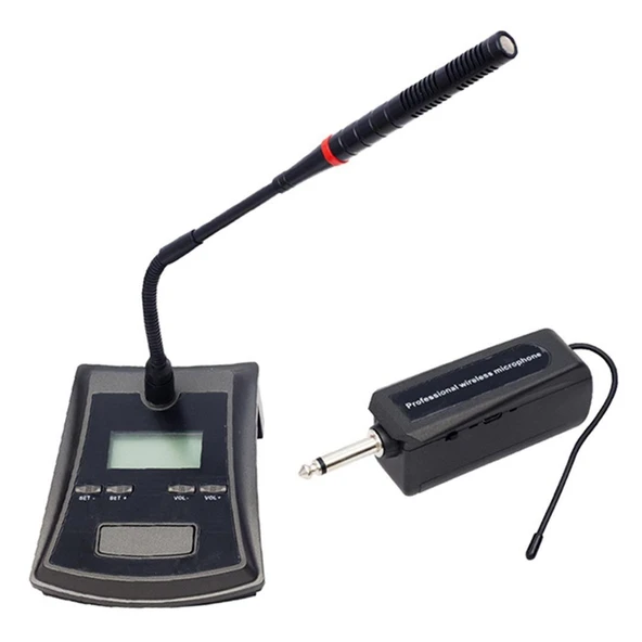 Ayt Gold Audio GX-751 UHF Ekranlı Wireless Kablosuz Kürsü Mikrofonu Kablosuz Mikrofon ürün görseli