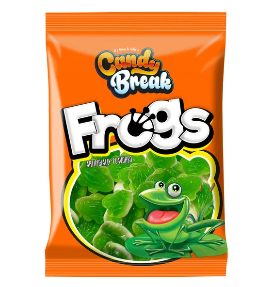 Candy Break Frogs Kurbağa Jelibon 113 Gr - Resim 2