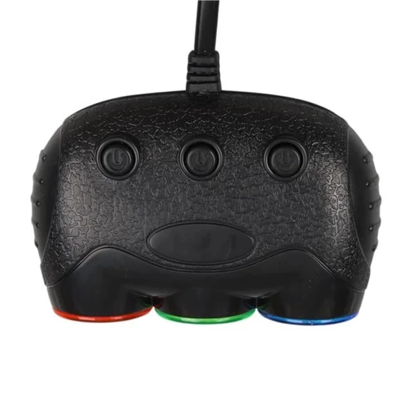 Olesson 1632 12-24V 120W 80cm Kablolu 3'lü Araç Çakmak Çoklayıcı - Resim 3