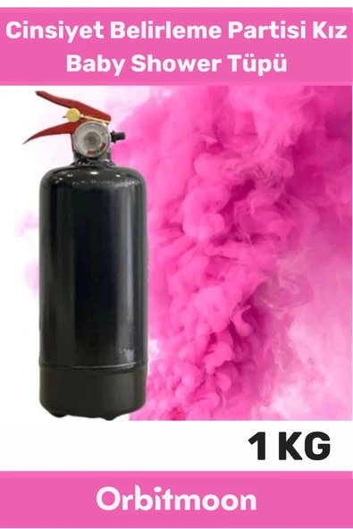 Premium Cinsiyet Belirleme Partisi Ambalajı İbaresiz Yazısız 1 Kg Kız Bebek Pembe Baby Shower Tüpü