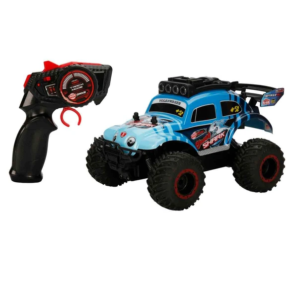 Dickie 1:18 Volkswagen Beetle Baja Bug Işıklı USB Şarjlı Uzaktan Kumandalı Araba - Resim 3