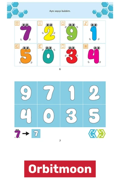 Özel Seri Zeka Geliştirici Okul Çocuk Anne Eğitici Öğretici Görsel ve İşitsel Dikkat Seti 3-4 Yaş - 2