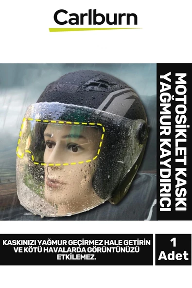 Özel Üretim Su Tutmaz Film Bisiklet Motosiklet Kaskı Vizor Buhar Önleyici Yağmur Kaydırıcı