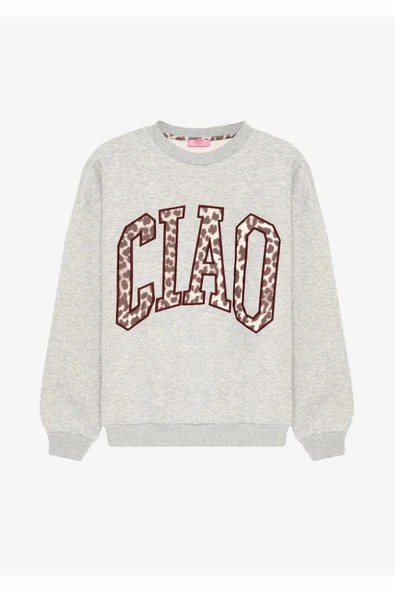 Quzu Nakış Detaylı Kadın Sweatshirt 26KSWT00855 - 7