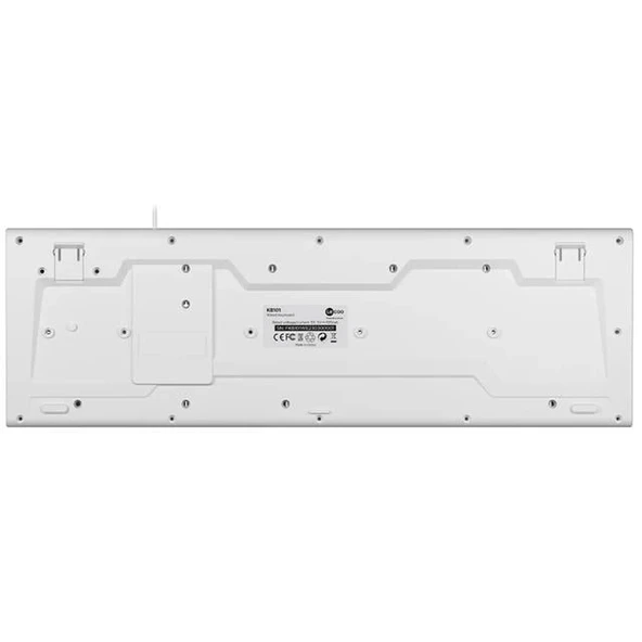 Lenovo Lecoo KB101 USB Kablolu Beyaz TÜRKÇE Q Klavye - 5