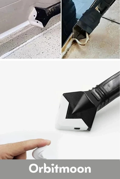 Premium Ürün Fayans Banyo Mutfak Silikon Derz Kazıyıcı Sıyırıcı Uygulayıcı 3 in 1 Aparat - 7
