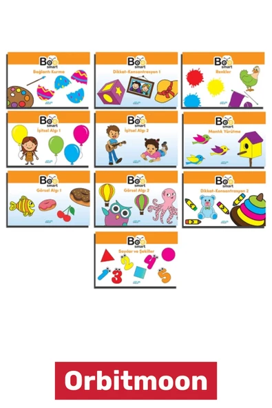 Özel Seri Zeka Geliştirici Okul Çocuk Anne Eğitici Öğretici Görsel ve İşitsel Dikkat Seti 3-4 Yaş - 4