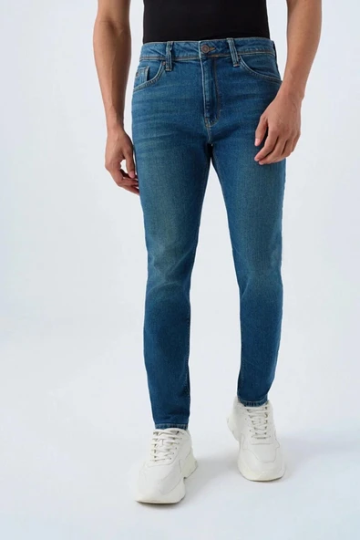 Loft Justin Dante Green Wash Erkek Jean Pantolon LF2037021 - 2