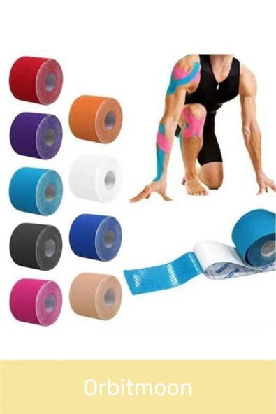 Özel Seri Etkili Büyük Boy Kas Eklem Bel Bacak Kol Boyun Sırt Omuz Karın Ağrı Isı Bandı 5cm x 5m - 5