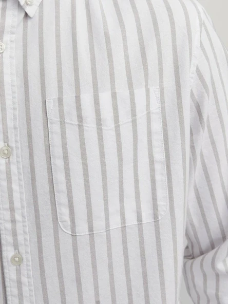 Jack Jones Oxfort Erkek Gömlek 12182486 - Resim 7